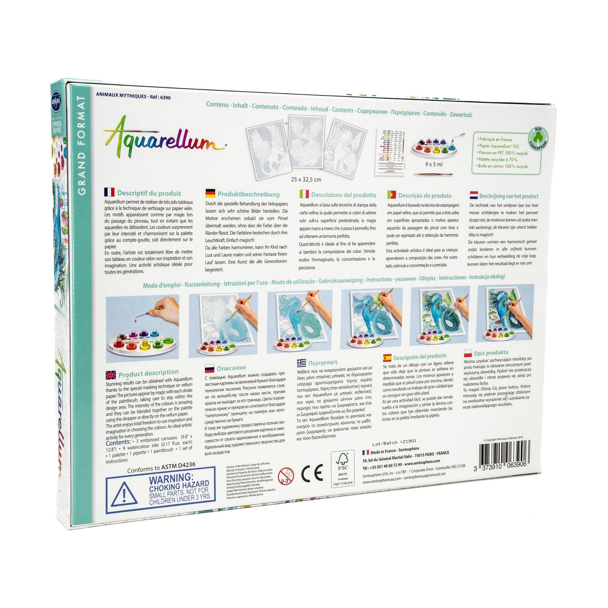 Aquarellum Large - Mythical Animals